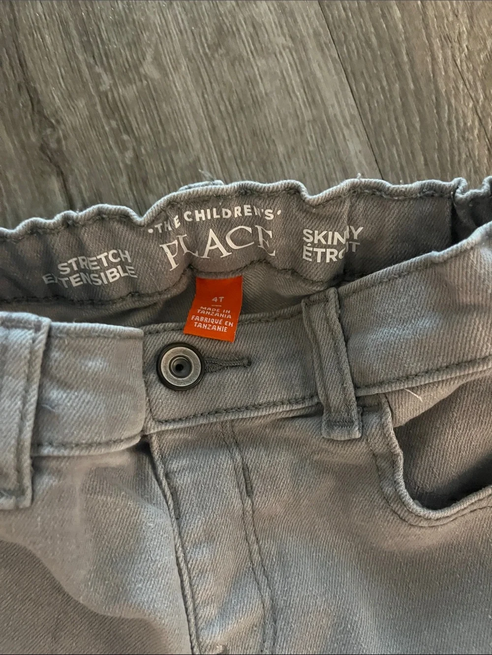 The Children's Place Light Gray Skinny Jeans for Kids